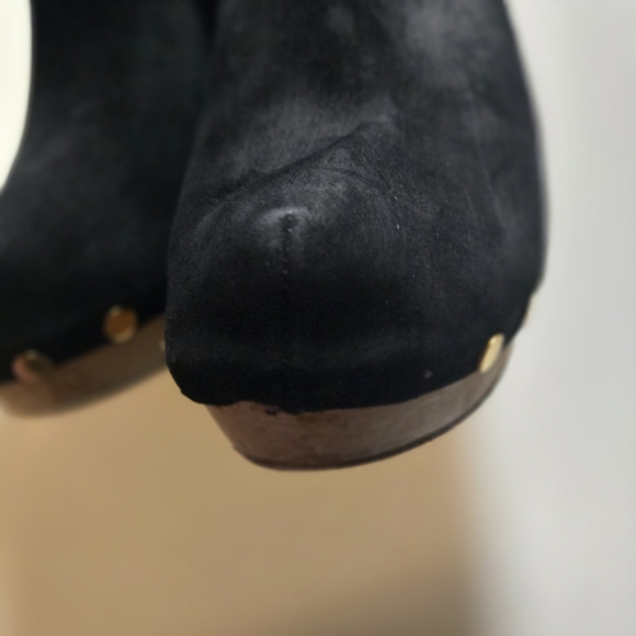 Tamara Mellon Grass Roots 80 Suede clogs Size 39/8 - Picture 8 of 14